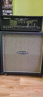 Hlava PEAVEY ValveKing VK100 + box Kustom Quad 412 A
 - 2