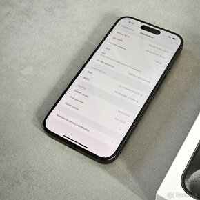 Nový iPhone 15 Pro Black Titanium - 2