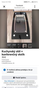 Kuchynský stôl a konferenčný stolík - 2