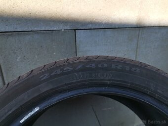 Predam 2ks pirelli 245 40 r18 letne - 2