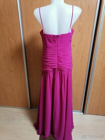 Spoločenské šaty ciklamenovej (ružovej) farby - 2