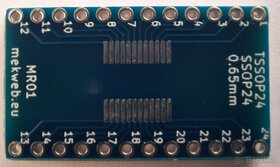 Adaptery pre integrovane obvody SDIP, TSSOP - DIP (hobby) - 2