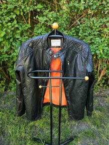 GUESS kožená bunda pánska - Čierna, Originál Guess - 2