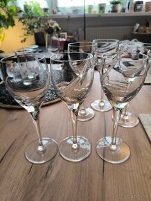 Krištálové vínové poháre - 2