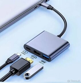 Multiportový adaptér / 4K HDMI / 1 xUSB 3.0 / 1x USB-C - 2