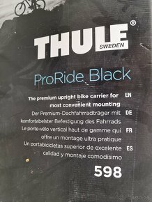 Thule ProRide Black 598 REZERVOVANE - 2