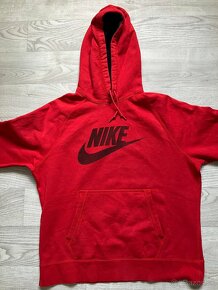 Nike mikina s kapucňou, červená, veľkosť L - 2