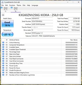 Disk SSD NVME M.2 256GB KIOXIA - 2