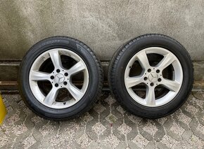 Mercedes 5x112 R16 + zimné pneu originál disky - 2