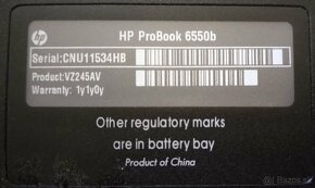 HP ProBook 6550b 15.6" - 2