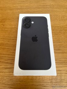 Predám iPhone 16 128GB BLACK, NEROZBALENÝ, VOLNY, ZARUKA - 2