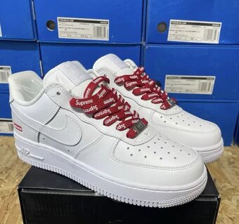 Nike Air Force 1 x Supreme Low White - 2