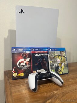 Predám zachovalú PlayStation 5 + ovládač + 3 hry 🎮🔥 - 2