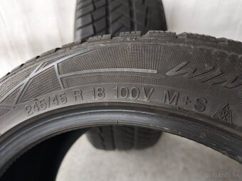 245/45 r18 zimné pneumatiky 7,5mm - 2