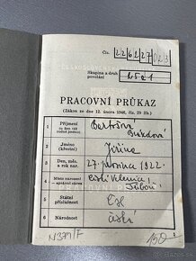 Predám pracovný preukaz - 2