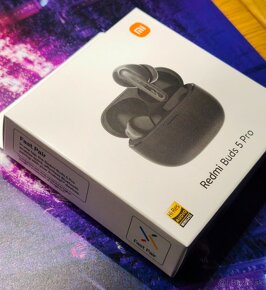 Nové Redmi Buds 5 Pro Bluetooth slúchadlá, čierne - 2