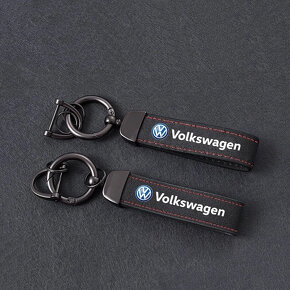 kožená klúčenka volkswagen, peugeot - 2