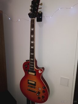 SX EC3 Honey Burst Elektrická gitara - 2