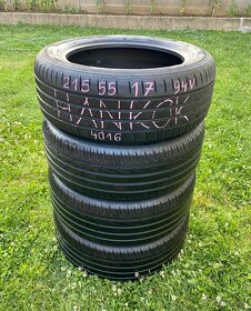 215/55 r17 letné HANKOOK 94V - 2