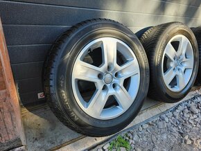 Alu Disky AUDI 5x112+ Celoročné PNEU 225/55 R16 Hankook - 2