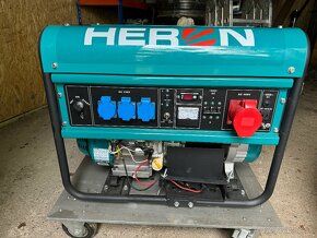 HERON EGM-68 AVR-3E Benzínový generátor, elektrický štartér - 2