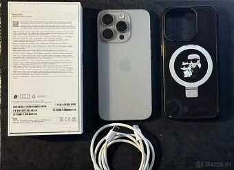 Predám iPhone 15 PRO 128 GB (Prírodný titán) - 2