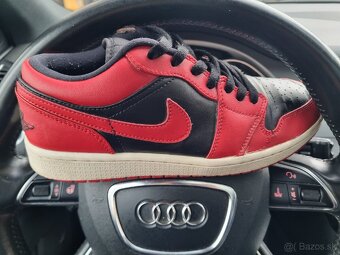 Air Jordan 1 Low "Bred" čierna/červená - 2