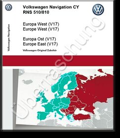 Mapy VW RNS510/RNS810, Skoda Columbus (2020) - 2