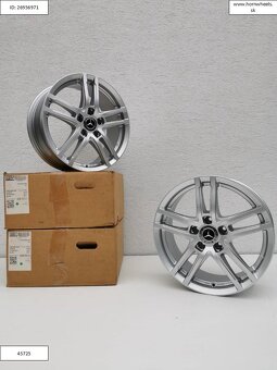 Nové Dezent Mercedes 7,5X17 ET36 5X112 Alu disky 1205 - 2