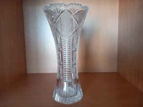 Staršia vysoká váza od Bohemia Crystal Cz - 30x11 cm - 2