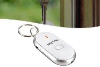 KĽÚČOVÝ LOKÁTOR  KEYFINDER BIELA ​​VSTAVANÁ BATERKA - 2