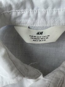 krásny chlapčenský oblek veľ.92/98 H&M - 2