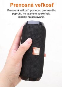 (IHNEĎ) Bezdrôtový Bluetooth reproduktor, 2x5W - 2