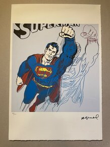 Andy Warhol "Superman" Limitovaná edícia_Číslované - 2