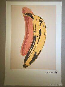 Andy Warhol "Banan" Limitovaná edícia_Číslované - 2