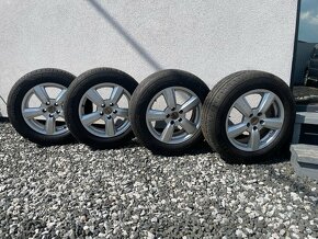 Alu disky značky MEGA WHEELS r16C + letné pneu - 2