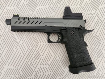 Vorsk airsoft pištoľ GBB Hi-Capa 5.1 + BDS Green Gas Grey - 2