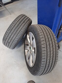 Predam 205/55 r16 5x112 originál skoda - 2