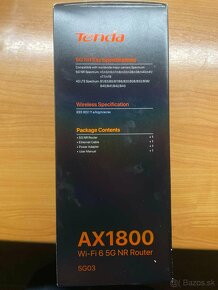 Tenda 5G03 router - AX1800 WIFI6 5G NR router(SIM) - 2