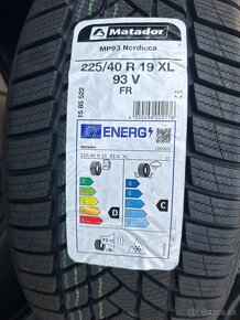 Dve NOVÉ Zimné  pneumatiky 225/40R19 93V MTADOR - 2