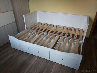 Postel Ikea Hemnes s matracmi - 2