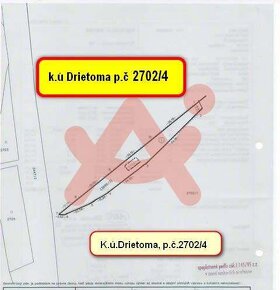 Bez maklérov predám zľavnený pozemok v lokalite Drietoma (ID - 2