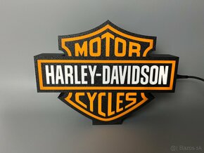 Harley Davidson LED Logo lampa - 2