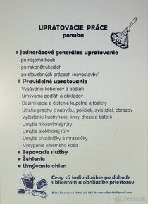 Upratovačka - 2