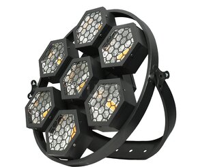 Retro LED Svetlo 7x50W RGB DMX512 Štýlové osvetlenie pre DJ - 2