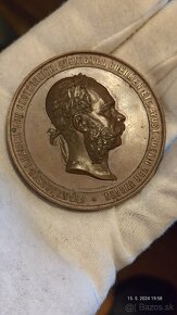 AE medaila - Čestná cena min. obchodu - Č. Budejovice 1884, - 2