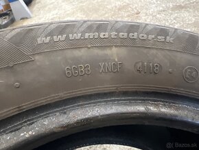 Predám 2 kusy pneumatík Matador sibir snow 215/55R16 - 2