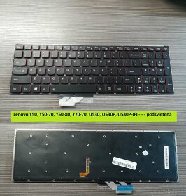 Klavesnice Lenovo Y50, Y50-70, Y70-70// T570, T580, P51 P52 - 2