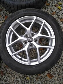 Alu 5 x 112 R 17 BORBET + zimné 225/55 R 17. - 2