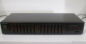 TECHNICS 2 x 7 pasmovy equalizer SH-8017, vyroba Japan - 2